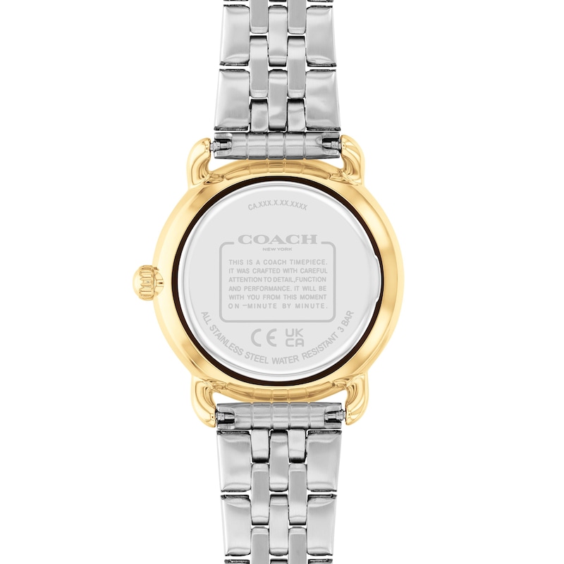 Main Image 3 of Ladies' Coach Two-Tone Analog Watch with Silver-Tone Dial (Model: 14504618)