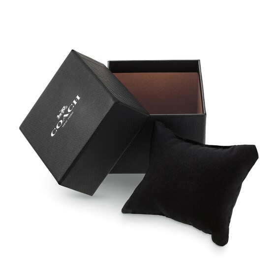 Ladies' Coach Gold-Tone IP Analog Watch with Gold-Tone Dial and Mesh Band (Model: 14504553)