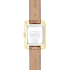 Thumbnail Image 3 of Ladies' Coach Mara Gold-Tone IP Analog Watch with Ivory Dial and Brown Leather Strap (Model: 14504617)