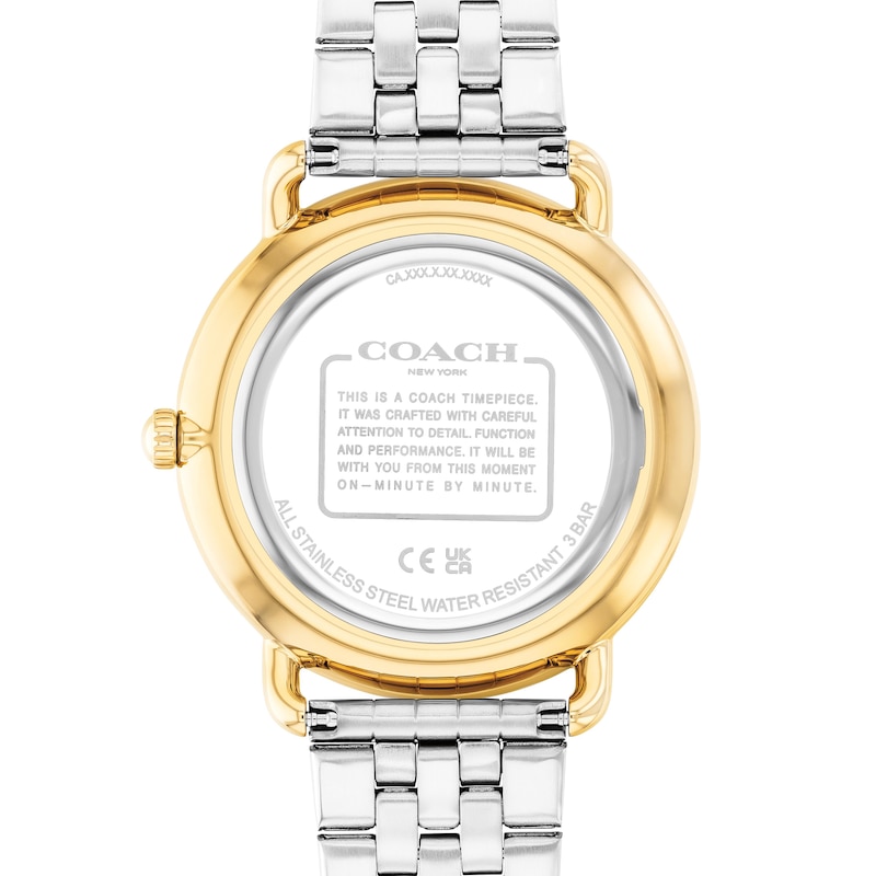 Main Image 3 of Men's Coach Elliott Two-Tone Analog Watch with Blue Dial (Model: 14602748)