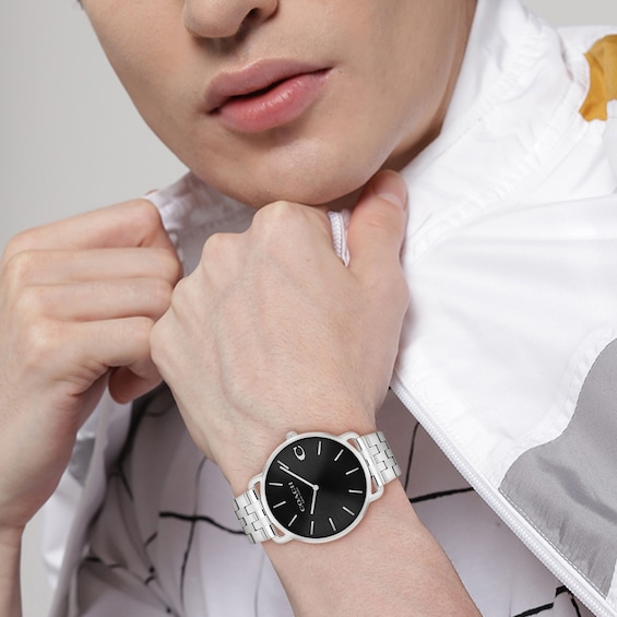 Men's Coach Elliott Analog Watch with Black Dial (Model: 14602750)