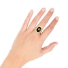 Thumbnail Image 3 of Ladies' Coach Sammy Gold-Tone IP Analog Ring Watch with Black Oval Dial (Model: 14504623)