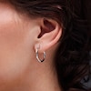 Thumbnail Image 2 of 21.0mm Hoop Earrings in Sterling Silver