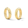 Thumbnail Image 1 of 25.0mm Diamond-Cut Hoop Earrings in 10K Gold