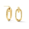 Thumbnail Image 1 of Double Oval Drop Earrings in 10K Gold