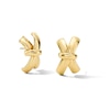Thumbnail Image 1 of X-Shaped Knot Stud Earrings in 10K Gold