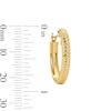 Thumbnail Image 3 of 21.0mm Diamond-Cut Hoop Earrings in 10K Gold