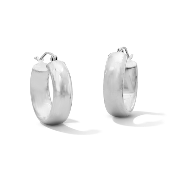 20.0mm Hoop Earrings in Sterling Silver