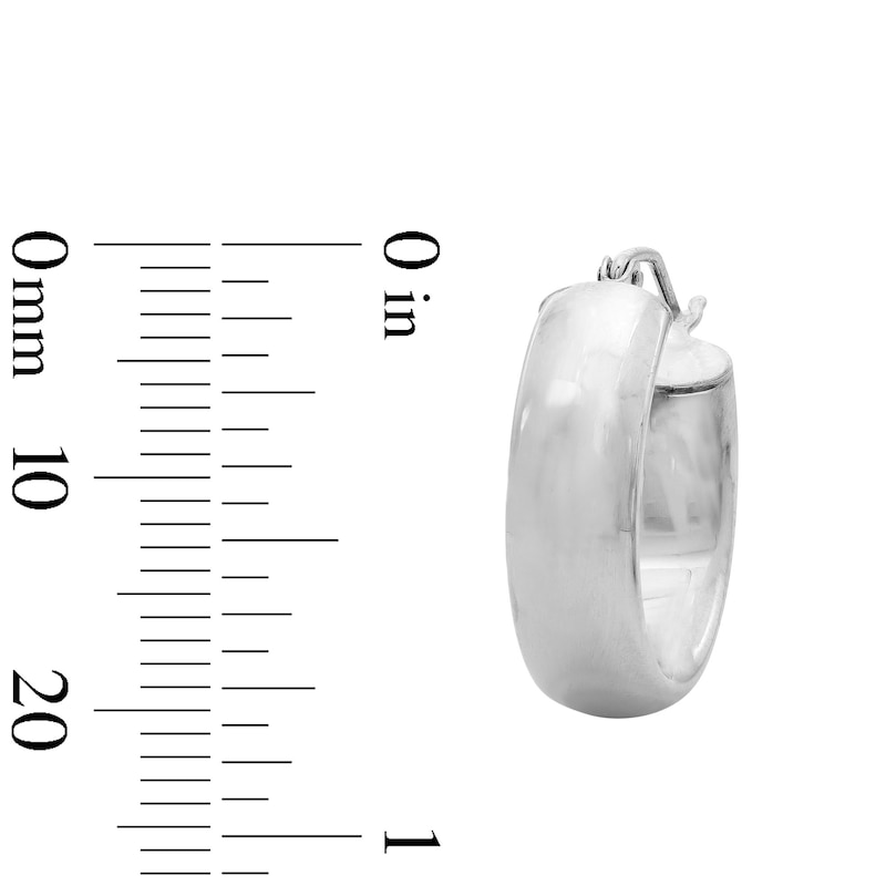 Main Image 3 of 20.0mm Hoop Earrings in Sterling Silver