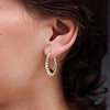 Thumbnail Image 2 of Tapered Twist Hoop Earrings in 10K Gold