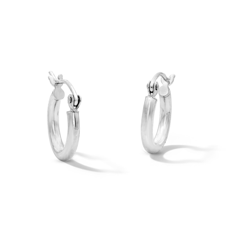 Main Image 1 of 14.0mm Hoop Earrings in Sterling Silver