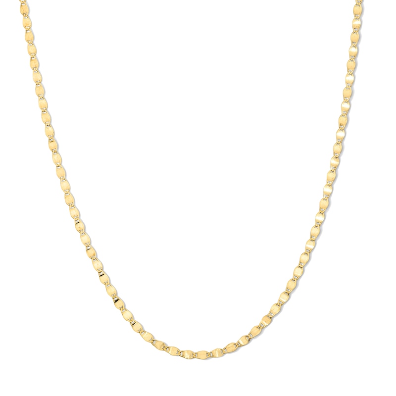 Main Image 1 of 2.7mm Diamond-Cut Valentino Chain Necklace in Solid 10K Gold