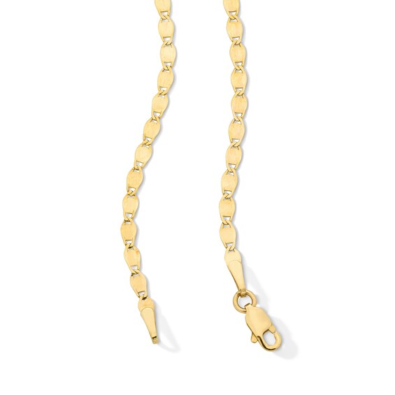 2.7mm Diamond-Cut Valentino Chain Necklace in Solid 10K Gold