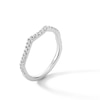 Thumbnail Image 3 of 1/5 CT. T.W. Lab-Grown Diamond Scalloped Contour Band in 14K White Gold (F/VS2)