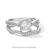 Thumbnail Image 4 of 1/5 CT. T.W. Lab-Grown Diamond Scalloped Contour Band in 14K White Gold (F/VS2)