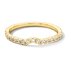 Thumbnail Image 1 of 1/4 CT. T.W. Lab-Grown Diamond Notched Contour Band in 14K Gold (F/VS2)