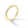 Thumbnail Image 3 of 1/4 CT. T.W. Lab-Grown Diamond Notched Contour Band in 14K Gold (F/VS2)