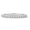 Thumbnail Image 1 of 1/4 CT. T.W. Pavé-Set Lab-Grown Diamond Wedding Band in 14K White Gold (F/VS2)