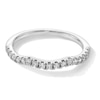 Thumbnail Image 1 of 1/4 CT. T.W. Lab-Grown Diamond Gentle Wave Contour Band in 14K White Gold (F/VS2)