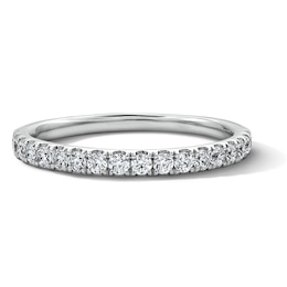 3/8 CT. T.W. Lab-Grown Diamond Anniversary Band in 14K White Gold (F/VS2)