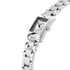 Thumbnail Image 2 of Ladies' Frederique Constant Classics Carrée Watch with White Dial and Stainless Steel Bracelet (Model: FC-200MC26B)