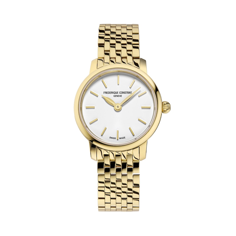 Main Image 1 of Ladies' Frederique Constant Classics Carrée Analog Watch with White Dial (Model: FC-235S2C6B)