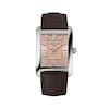 Thumbnail Image 1 of Men's Frederique Constant Classics Carrée Automatic Watch with Salmon Dial and Brown Leather Strap (Model: FC-303SAL4C6)