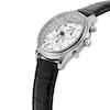 Thumbnail Image 4 of Men's Frederique Constant Classics Chronograph Watch with White Dial and Black Leather Strap (Model: FC-296SW5B6)