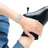 Thumbnail Image 4 of Ladies' Frederique Constant Carrée Manchette Analog Watch with White Dial (Model: FC-200WR1MC6B)