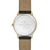 Thumbnail Image 3 of Men's Frederique Constant Moneta Gold-Tone IP Analog Watch with Silver-Tone Dial and Leather Strap (Model: FC-206S3S5)