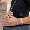 Thumbnail Image 4 of Ladies' Frederique Constant Classics Carrée 1/20 CT. T.W. Diamond Gold-Tone IP Analog Watch (Model: FC-200MCDC35B)