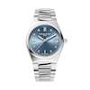 Thumbnail Image 1 of Ladies' Frederique Constant Highlife 1/20 CT. T.W. Diamond Analog Watch with Blue Dial (Model: FC-240LND2NH26B)