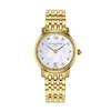 Thumbnail Image 1 of Ladies' Frederique Constant Slimline 1/20 CT. T.W. Diamond Watch with Mother-of-Pearl Dial (Model FC-220MPWD1S25B)