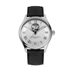 Thumbnail Image 1 of Men's Frederique Constant Classics Automatic Watch with Silver-Tone Dial and Black Leather Strap (Model: FC-310MC5B6)