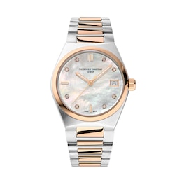 Ladies' Frederique Constant Highlife 1/20 CT. T.W. Diamond Watch with Mother-of-Pearl Dial (Model: FC-240MPWD2NH22B)