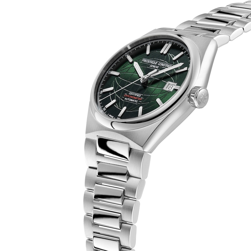 Main Image 2 of Men's Frederique Constant Highlife COSC Automatic Watch with Green Dial and Dual Bands (Model: FC-303G3NH6B)