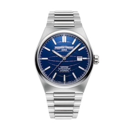 Men's Frederique Constant Highlife COSC Automatic Watch with Blue Dial and Dual Bands (Model: FC-303N4NH6B)