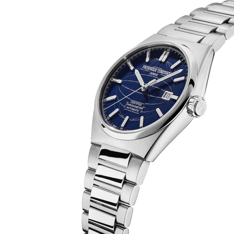 Main Image 2 of Men's Frederique Constant Highlife COSC Automatic Watch with Blue Dial and Dual Bands (Model: FC-303N4NH6B)