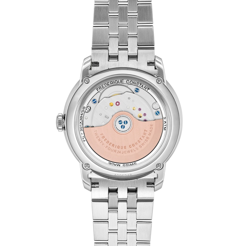 Main Image 3 of Unisex Frederique Constant Classics Premiere Automatic Watch with Salmon Dial (Model: FC-301SAL3B6B)