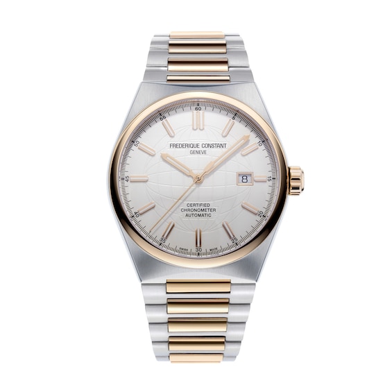 Men's Frederique Constant Highlife Cosc Automatic Watch with White Dial and Dual Bands (Model: Fc-303V4Nh2B)
