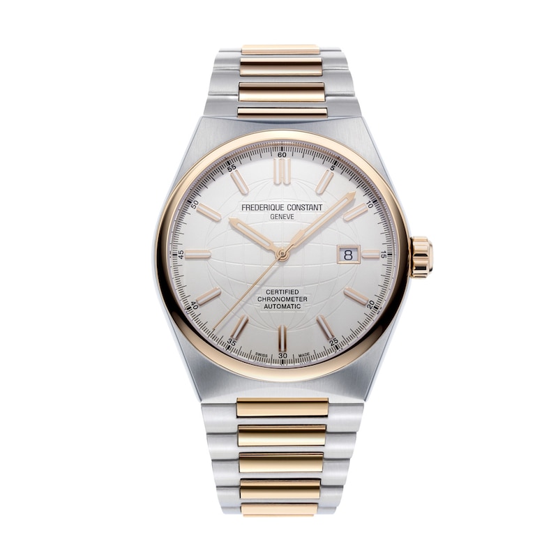 Main Image 1 of Men's Frederique Constant Highlife COSC Automatic Watch with White Dial and Dual Bands (Model: FC-303V4NH2B)