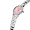 Thumbnail Image 2 of Ladies' Frederique Constant Classics Slimline 5/8 CT. T.W. Diamond Analog Watch with Pink Dial (Model: FC-220LPD1SD26B)