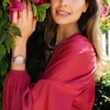Thumbnail Image 4 of Ladies' Frederique Constant Classics Slimline 5/8 CT. T.W. Diamond Analog Watch with Pink Dial (Model: FC-220LPD1SD26B)