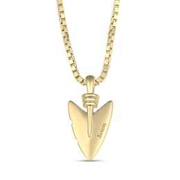 Arrowhead Engraved Pendant (1 Name) - 22”