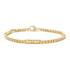 Thumbnail Image 1 of 1/5 CT. T.W. Lab-Grown Diamond Station Bracelet in in Sterling Silver with 14K Gold Plate (F/VS2) - 8.25″