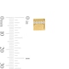 Thumbnail Image 3 of 1/10 CT. T.W. Lab-Grown Diamond Stripe Stud Earrings in Sterling Silver with 14K Gold Plate (F/VS2)