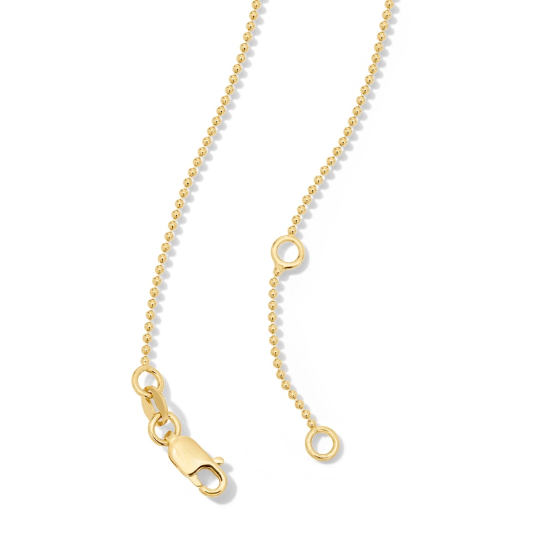 Main Image 3 of 1-1/2 CT. T.W. Multi-Shape Lab-Grown Diamond Dangle Necklace in 10K Gold (F/VS2)