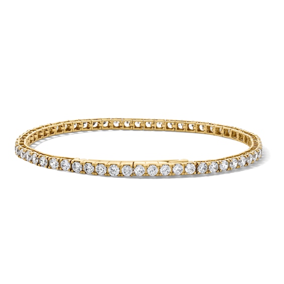 CT. T.w. Certified Lab-Grown Diamond Seamless-Look Tennis Bracelet in 10K Gold (F/Vs2