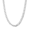Thumbnail Image 1 of 5.7mm Diamond-Cut Mariner Chain Necklace in Sterling Silver - 22”