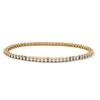 Thumbnail Image 1 of 4 CT. T.W. Lab-Grown Diamond Seamless-Look Tennis Bracelet in 10K Gold (F/VS2)